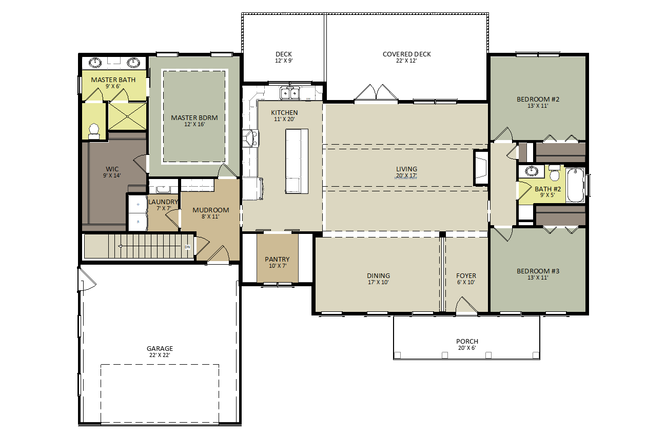 Bayside First Floor Floor Plan